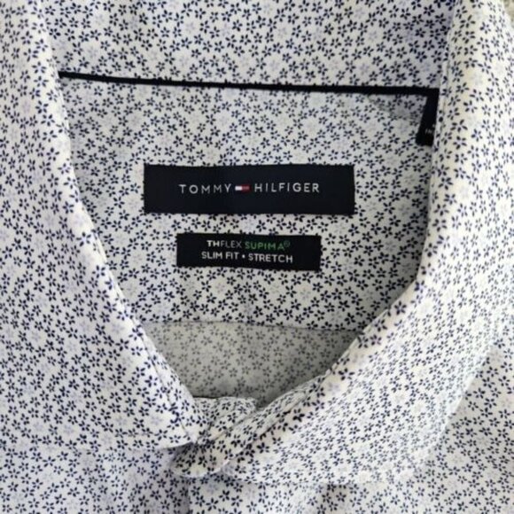 Tommy Hilfiger THFlex Supima Cotton Slim Fit Stretch Multi-Color Paisley XL - Picture 7 of 16
